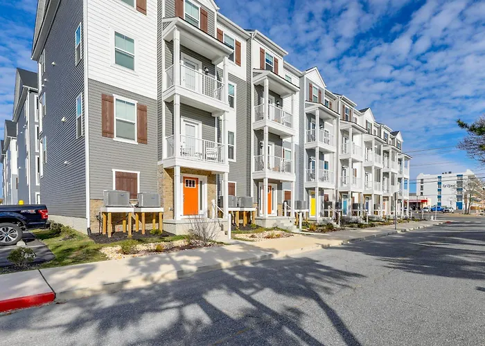 Pool Access! Newly Built Ocean Townhome Сasa de vacaciones Ocean City